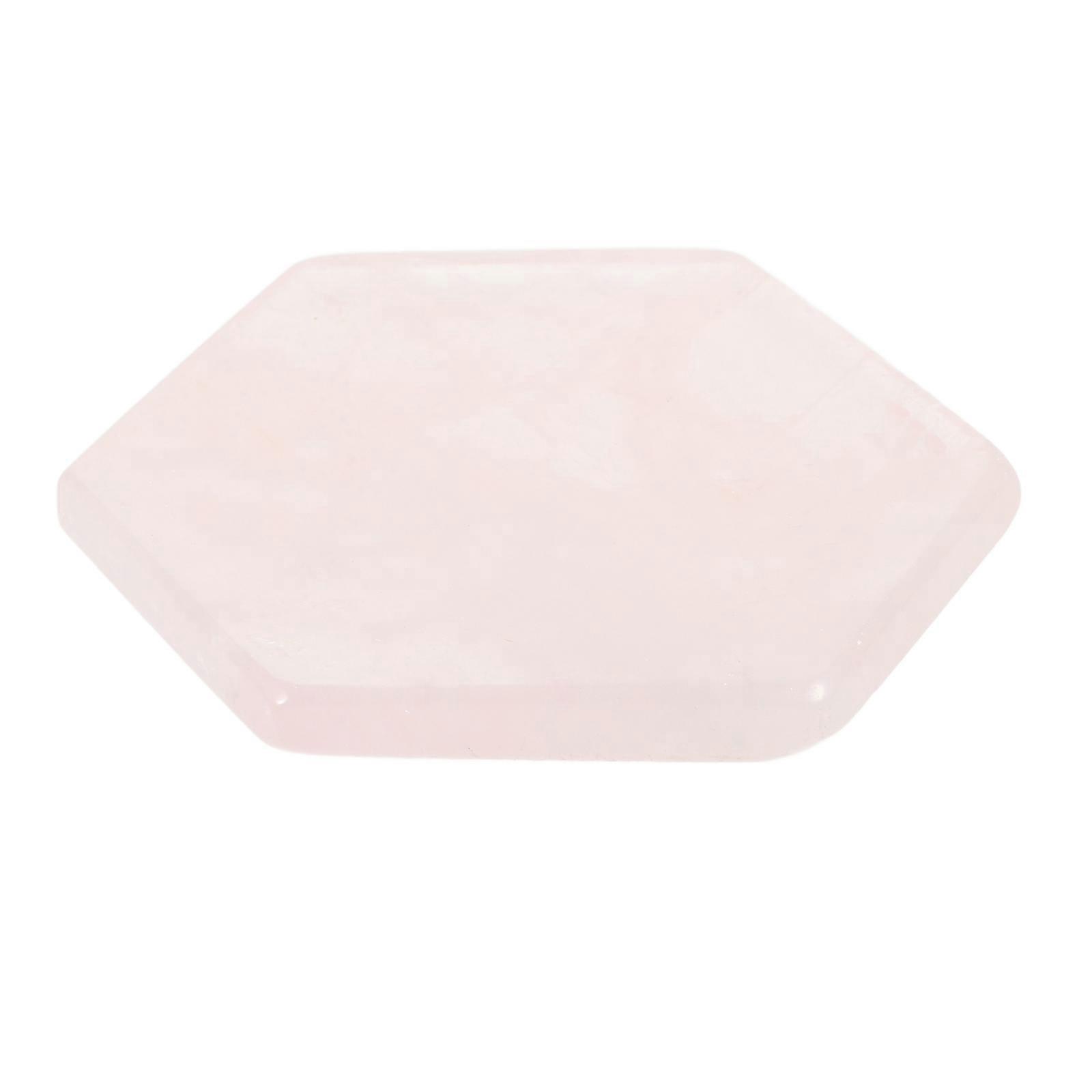 Hexagon Shaped Cup Holder Coaster Quartz Non-Slip Heat Insulation for Kitchen Table 1Pack
