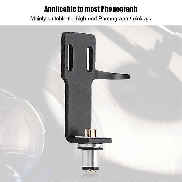 Turntable Record Player Pickup Headshell High End Phono Pickup Headshell Kit Black