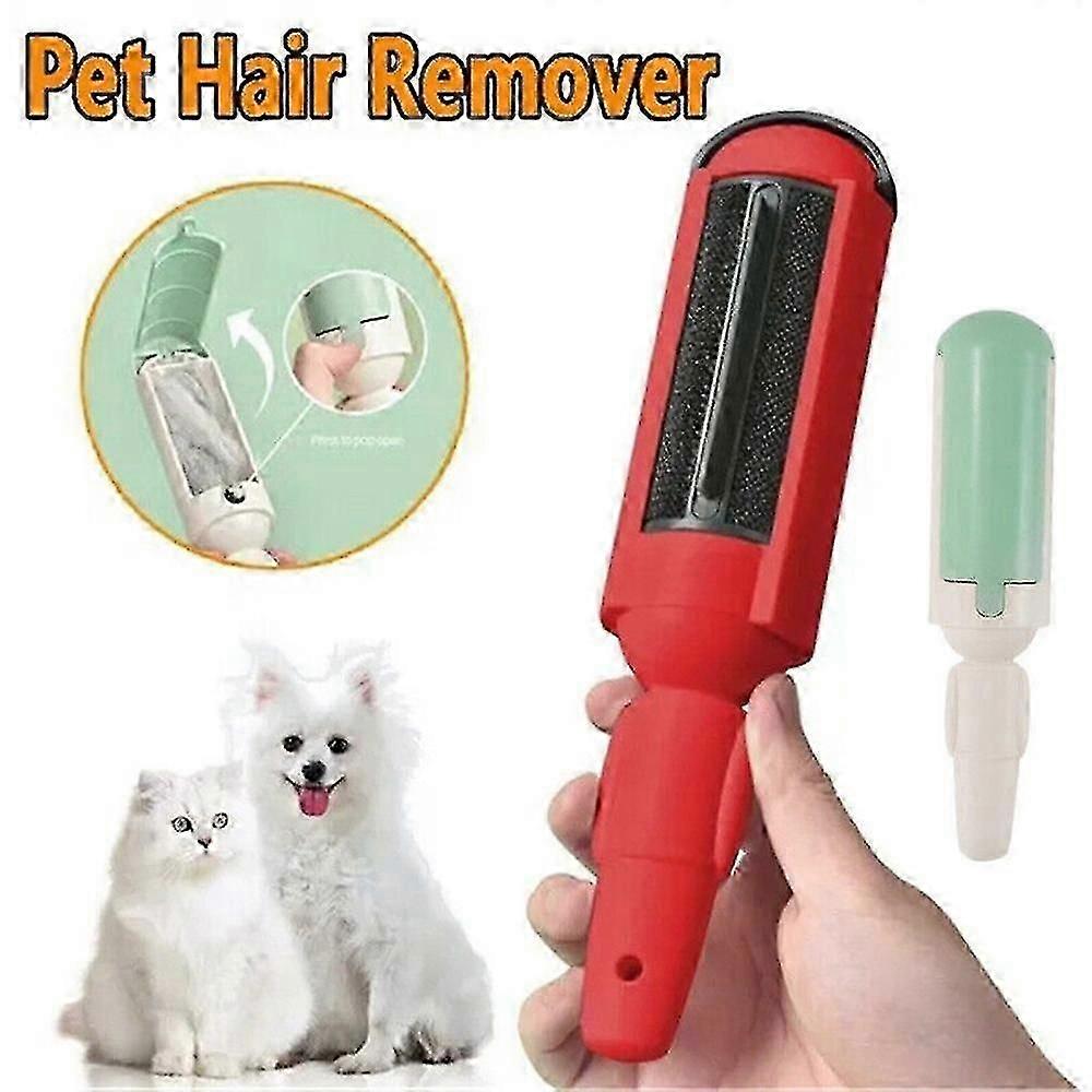Pet Cat Depilação Rolo Double-sided Escova de Cabelo Roller Scraper Multi-função Removedor de Fios