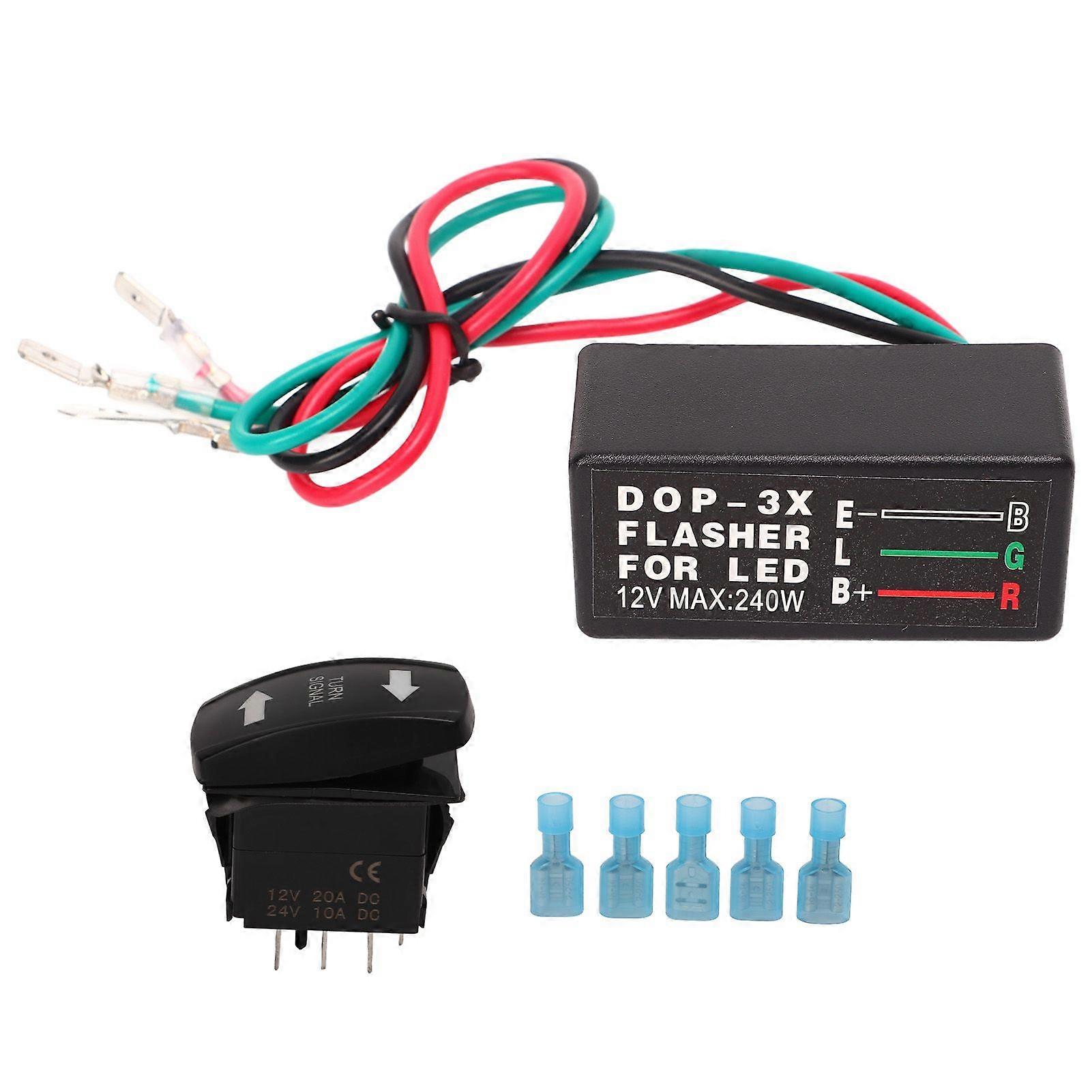 12V LED rocker switch replacement for ATV UTV RV motorcycle