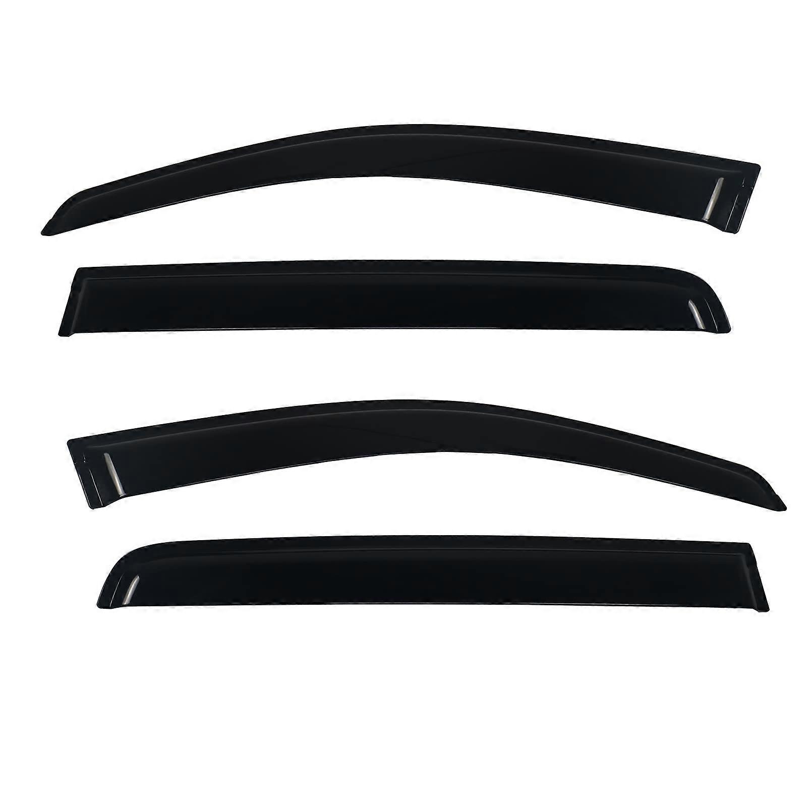 Wind Deflectors for Mazda Bt50 2012-2020 - 4 Piece Door Panel Window Visor Set for Sun and Rain Protection