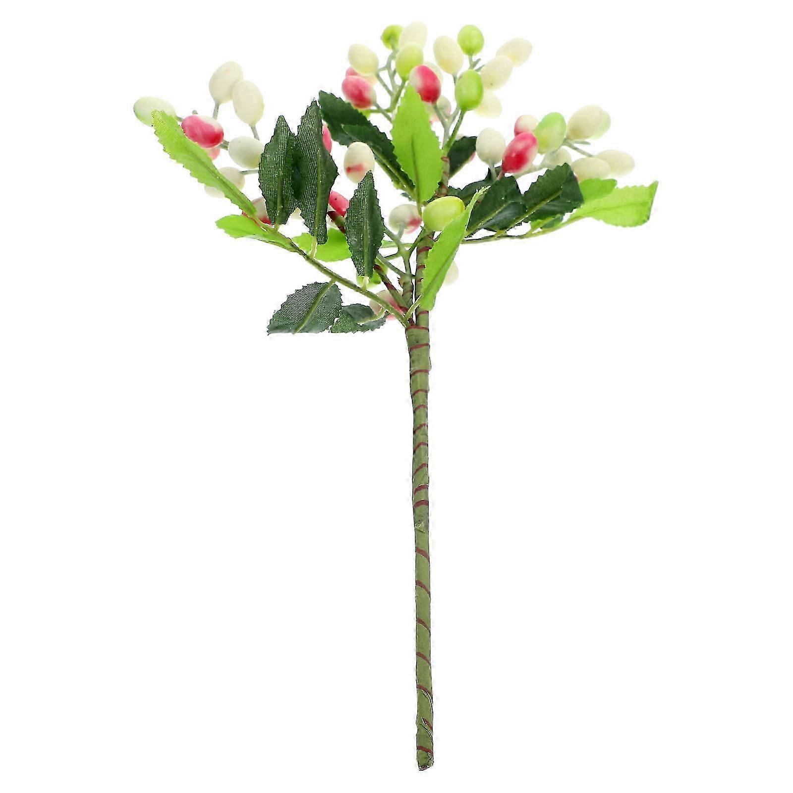 Simulation Berries Diy Crafts Making Realistic Simulation Green Plastic 1Pack