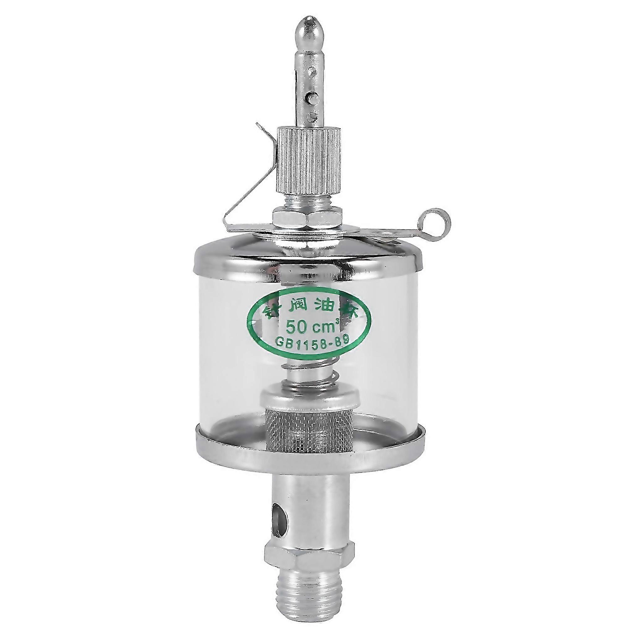 For 50ml Engine Machine Lubricator Oil Drip Feed Oiler Clearsilver