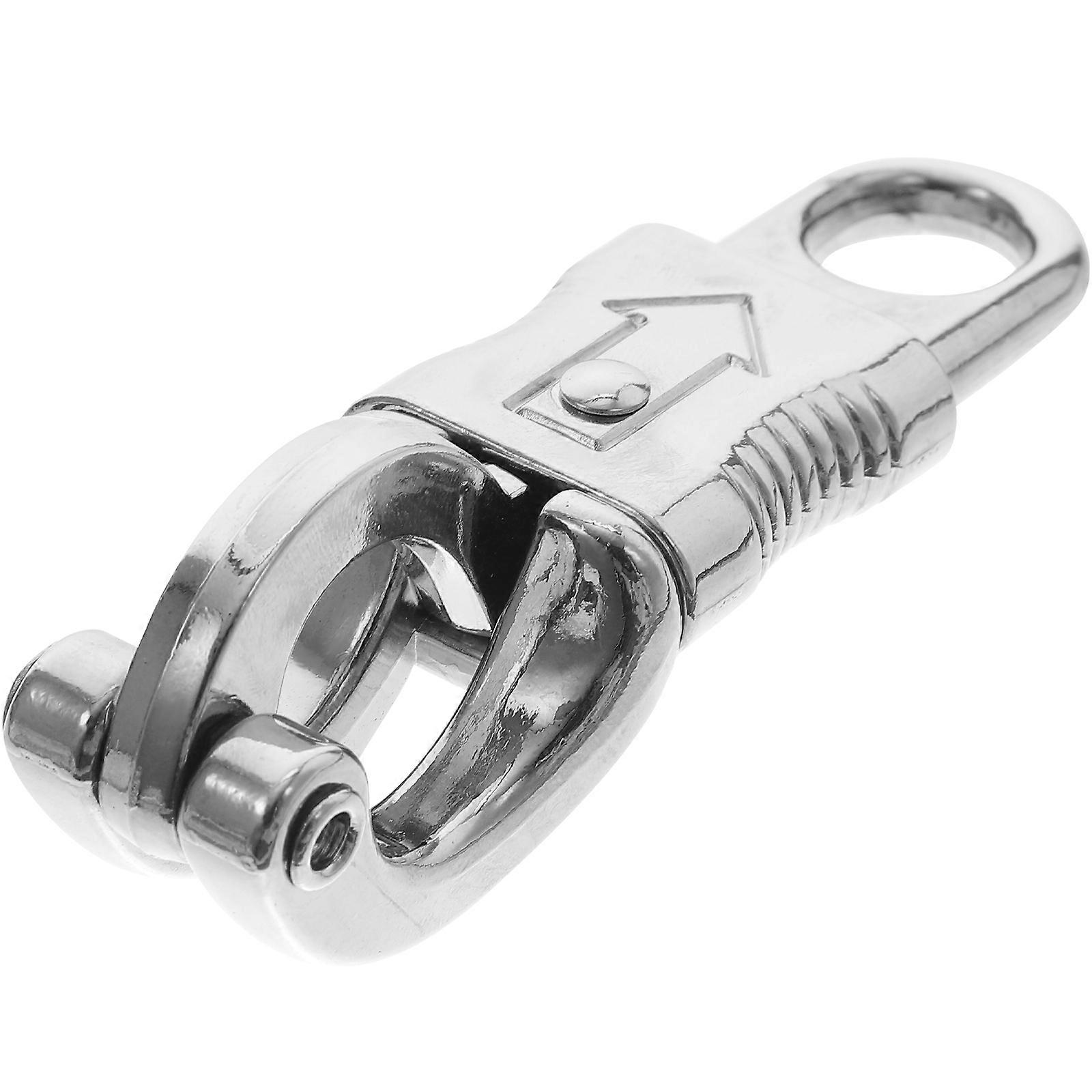 Quick Release Zinc Alloy Horse Snap Hook with Fixed Eye Clip for Equestrian Trailer Ties and Riding Accessories – Secure Lock Metal Buckle