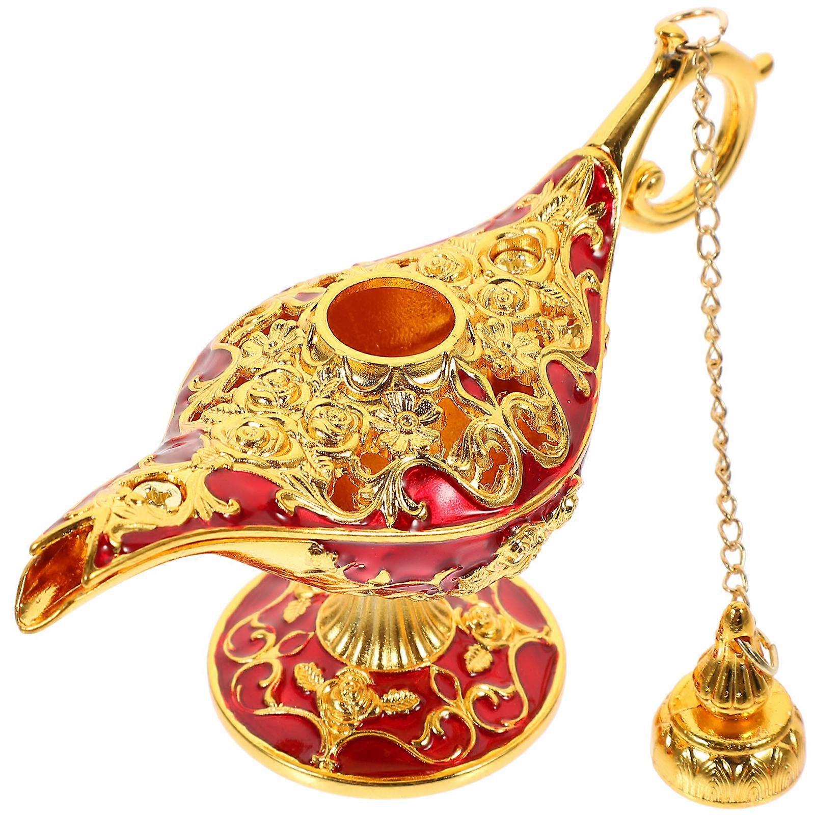 Retro Decoration Made of Zinc Alloy for Home Desk Decor Red Color