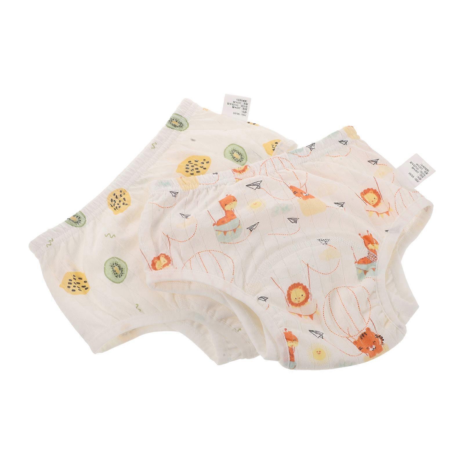 Absorbent Washable Diaper Pants For Infants Comfortable Design Suitable For Everyday Use 2Pcs
