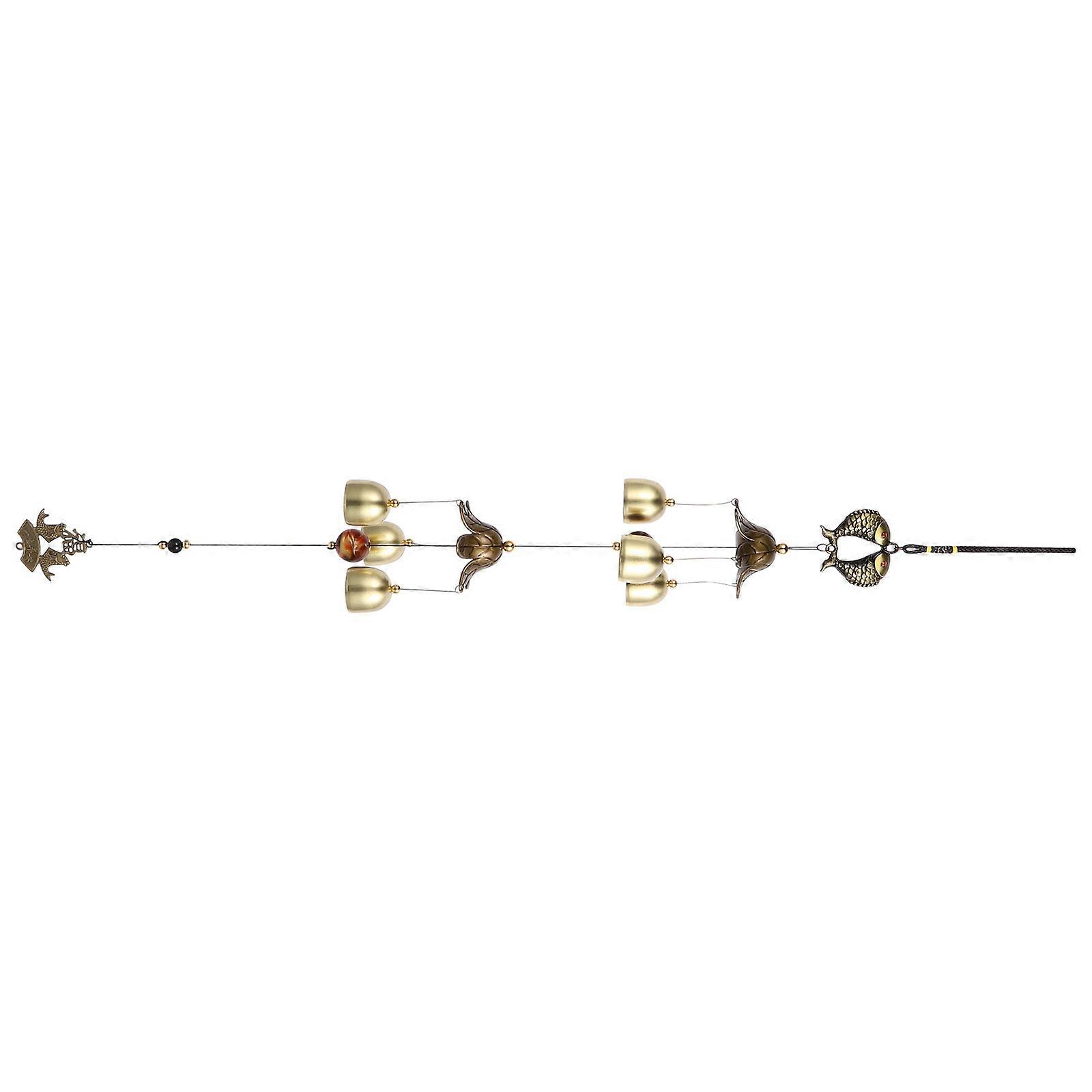 1pc Creative Bell Windbell Alloy Hanging Bell Door Decorative Hanging Drop Bell