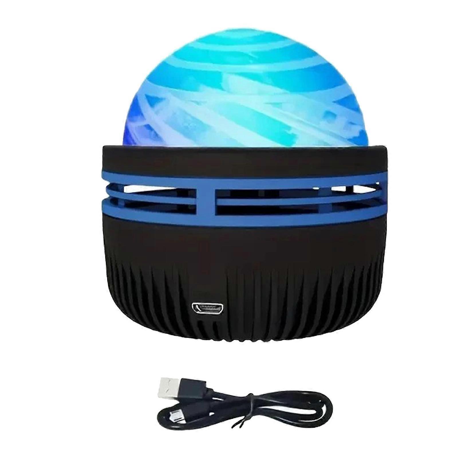 Magical Sphere Projector Light Remote Control Crystal Texture Shell Lamp Home Party Atmosphere Enhancer Multicolor
