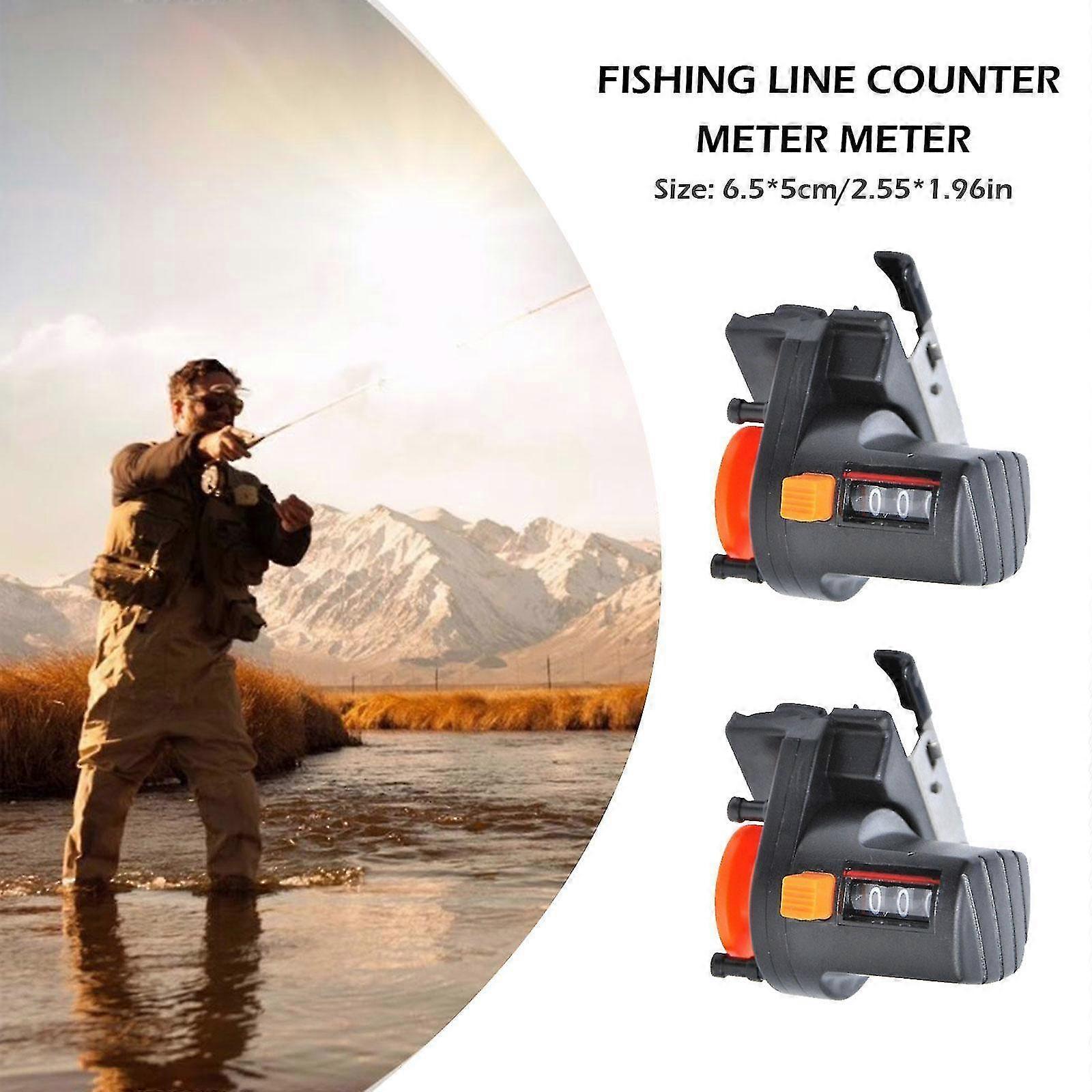 2025 Digital Fishing Finder Gauge Line Counter Meter For Fishing Rod Clip On Depth