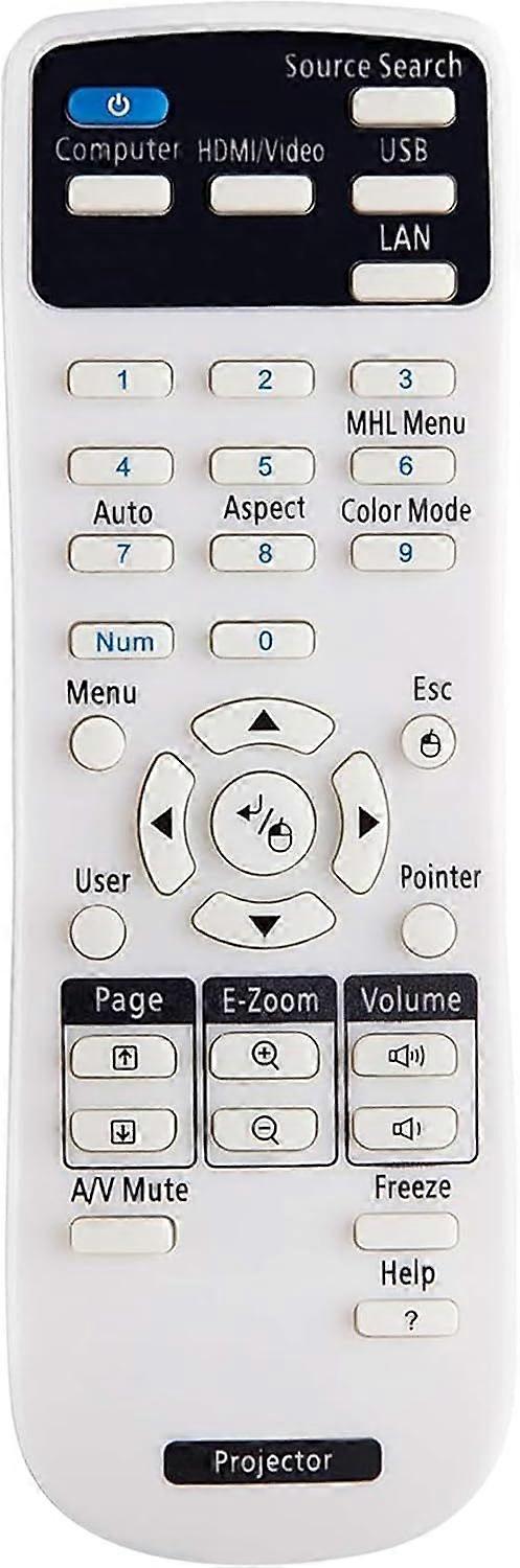 Replacement Epson Projector Remote Control for Epson Projector Home Cinema