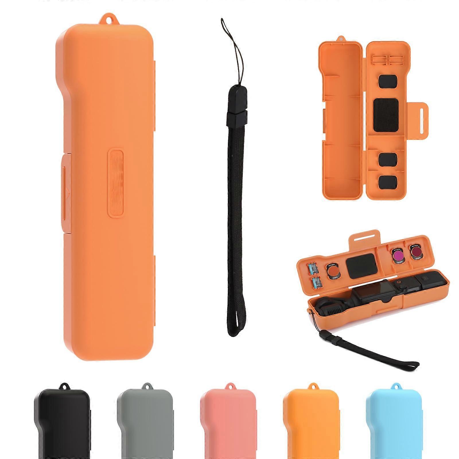 Storage Case with Protective Travel Bag for DJI Osmo Pocket 3 Action Camera Accessories Orange