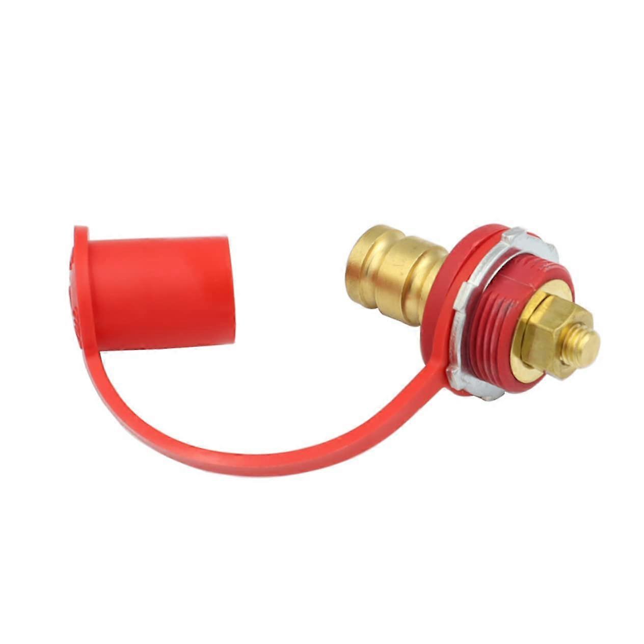 Wireless Charging Station 20mm Brass Battery Connector with Insulation Caps for Cars, Motorhomes, Yachts - Corrosion-Resistant, Easy Installation