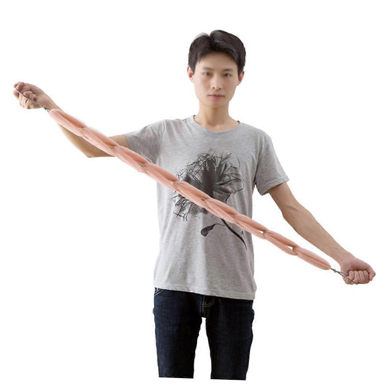 2pcs Body Scrubber Exfoliator Bath Towel Long PE Strips Flexible Soft Random Color for Effective Skin Renewal