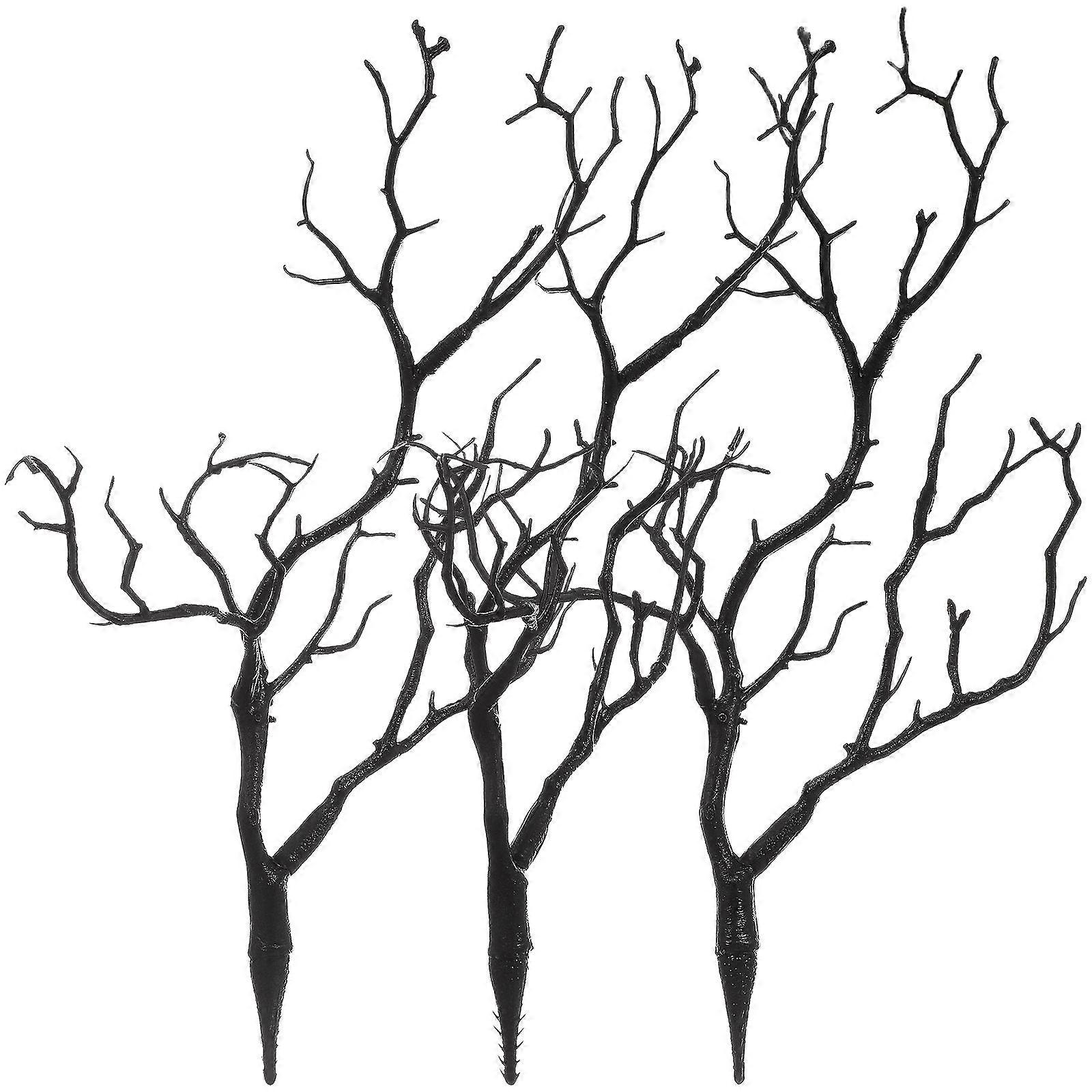 3Pcs Pretty DIY Antler Headdress Interesting DIY Accessories Simulation Coral Branch