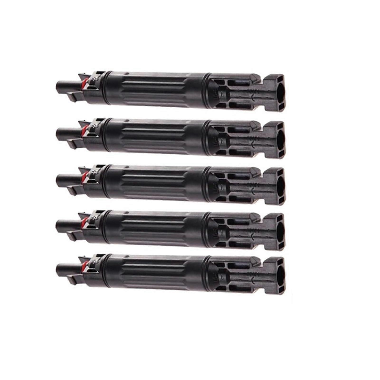 5 Pieces Solar Panel PV Connectors With Built In 30A/20A 15 Amp /10Amp Fuse Connector 10A 15A 20A 30A(5pcs20AInline Fuse)