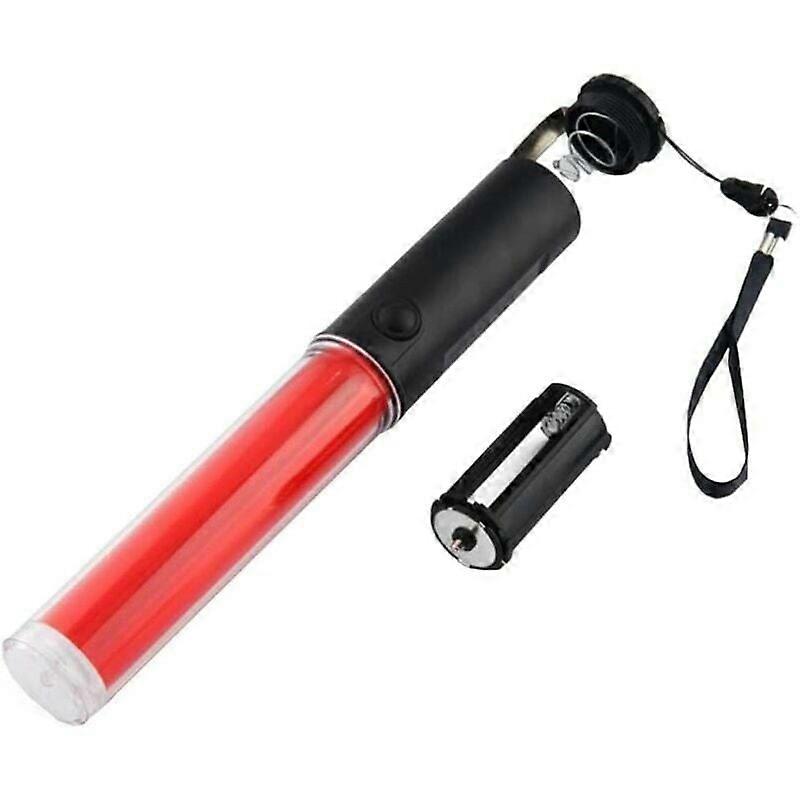 bright red fluorescent light sticks made of durable plastic for traffic signals.