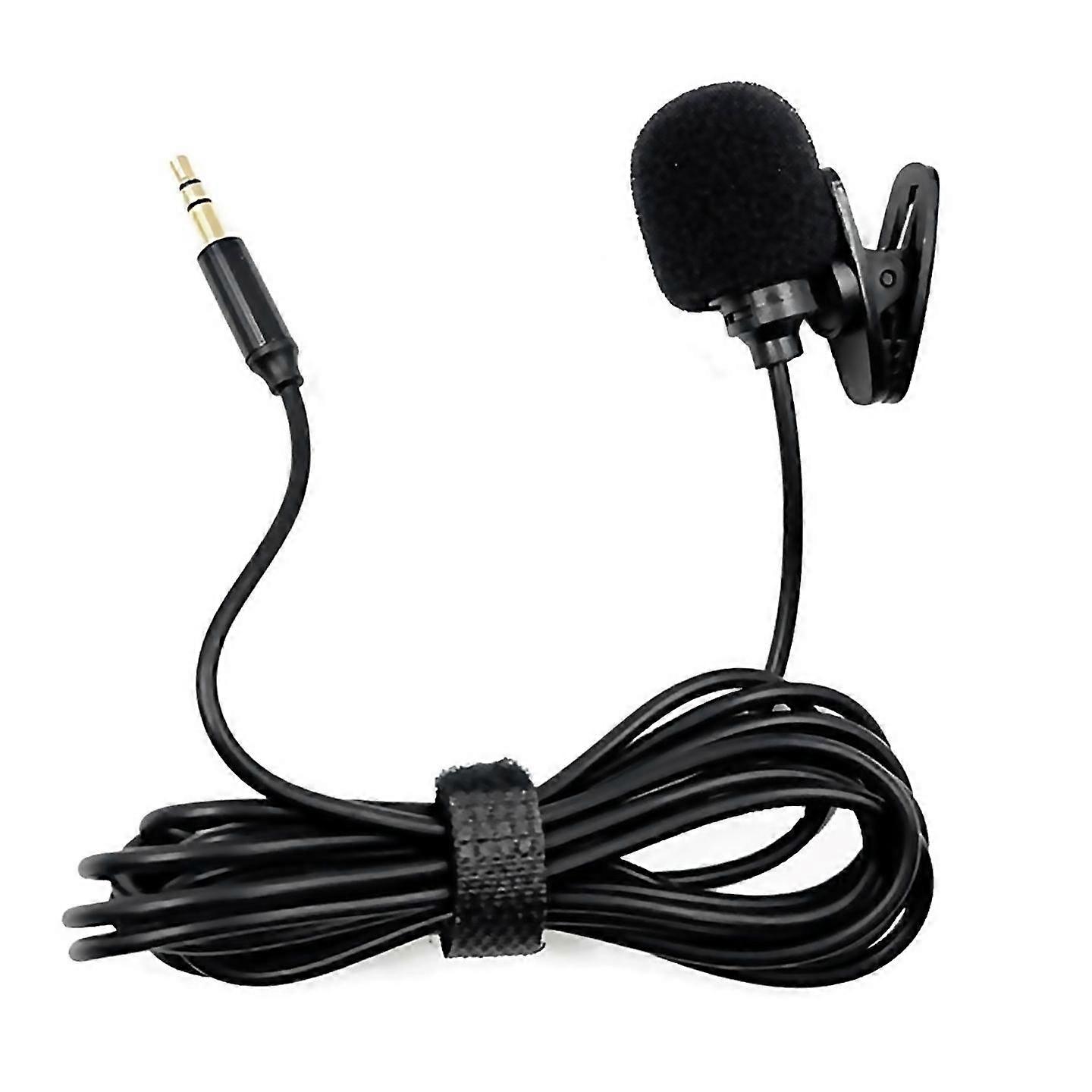 For mini wired mic for sound card camera pc desktop computer 15 meter