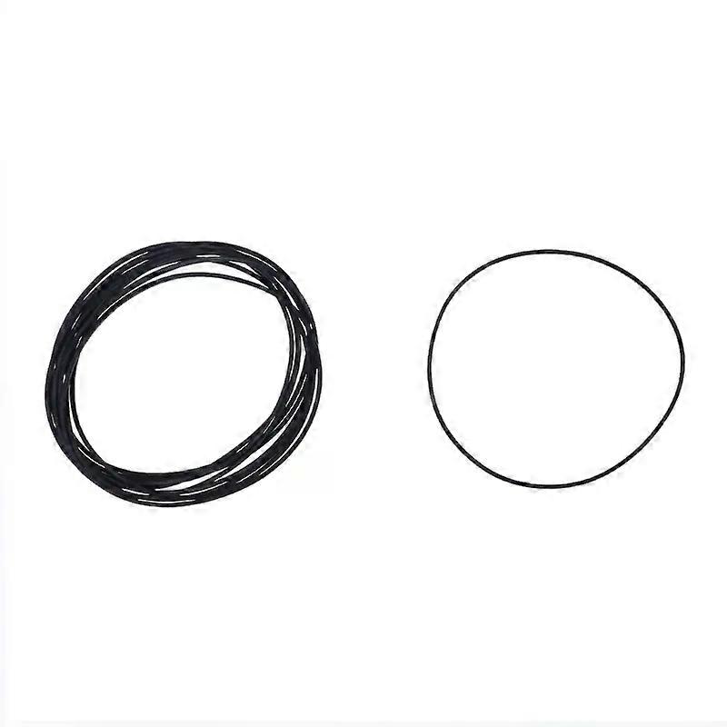 10 Pcs Flat Belts Rubber DVD Cassette Tape Recorder Turntable Strap Belt Cassette Tape Replacement Square 12mm