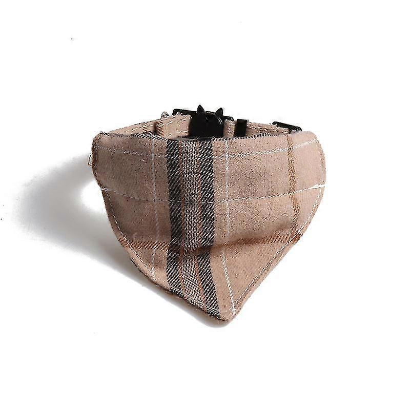 Pet Collar New British Two-piece Bow Triangular Binder With Bell Ki...