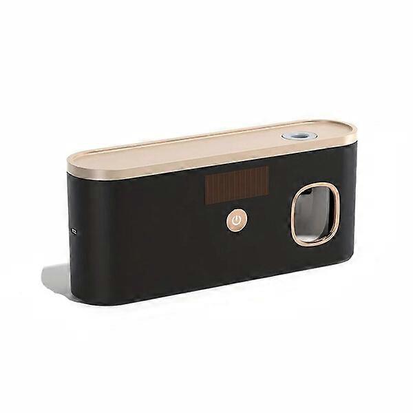 Toothpaste dispenser, multi-functional design, one-button start for long-lasting sterilization