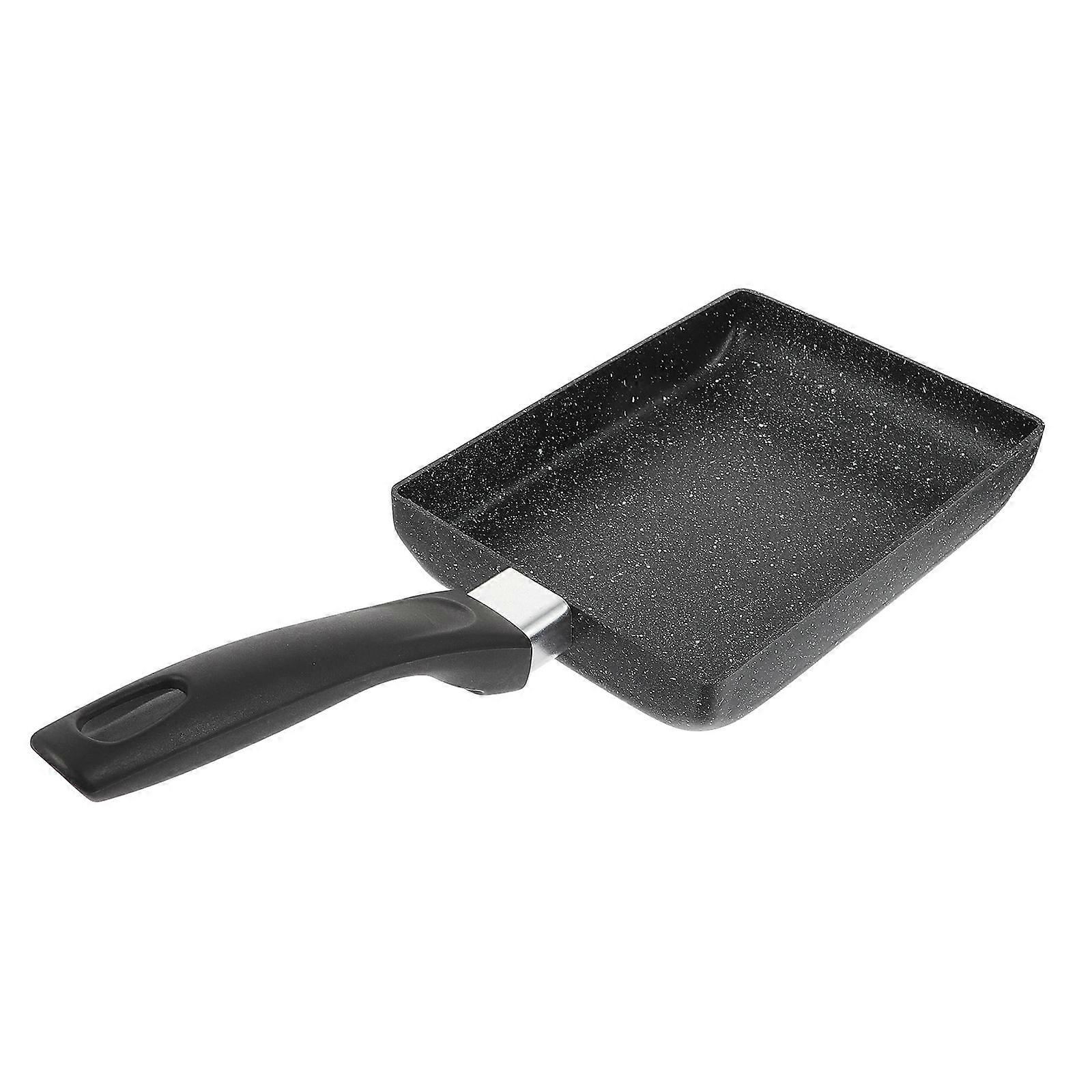 1pc Practical Square Shape Frying Pan Non-stick Pan Breakfast Pan for Kitchen