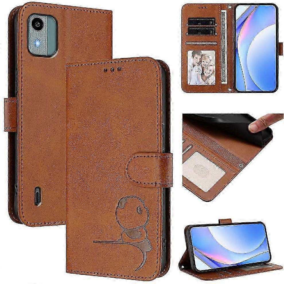 RFID Blocking PU Leather Flip Case with Card Slots, Kickstand & Mag...