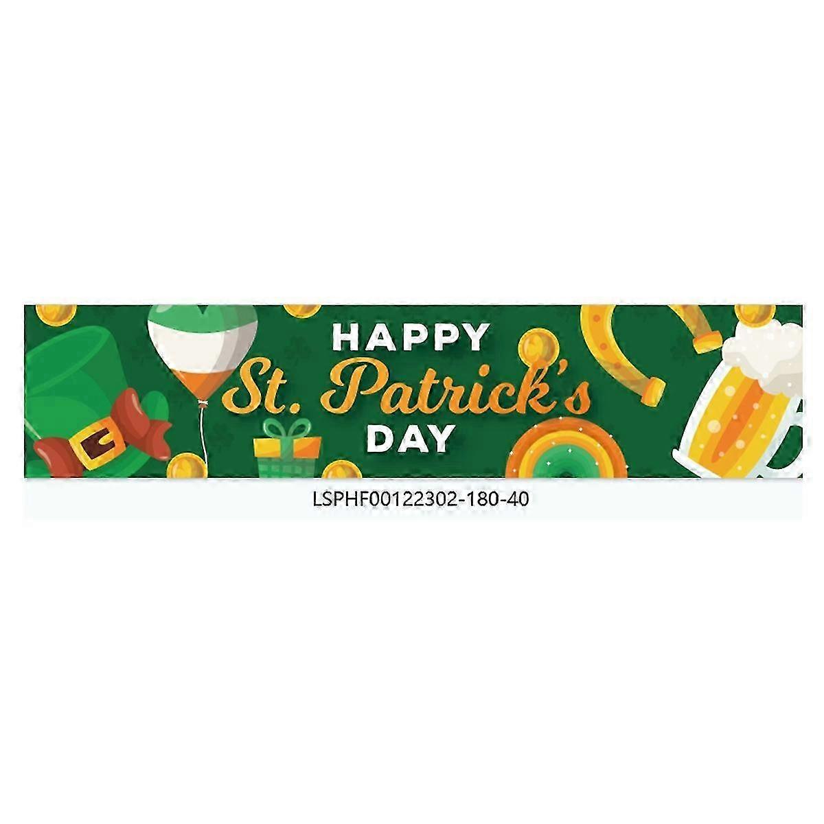 Festive Irish Banner for St. Patrick's Day Celebrations