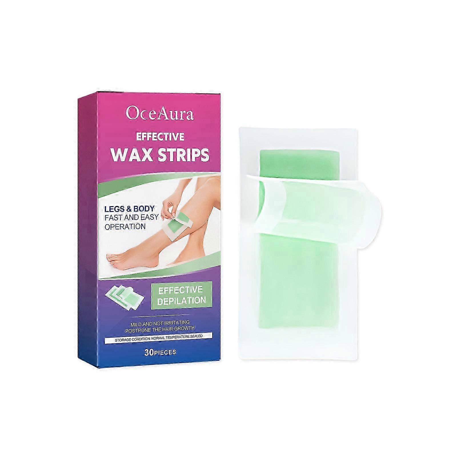 30Pieces Scented Waxing Paper Series Gently Moisturizes, Refreshes Skin And Smoothen Body Waxing Strips