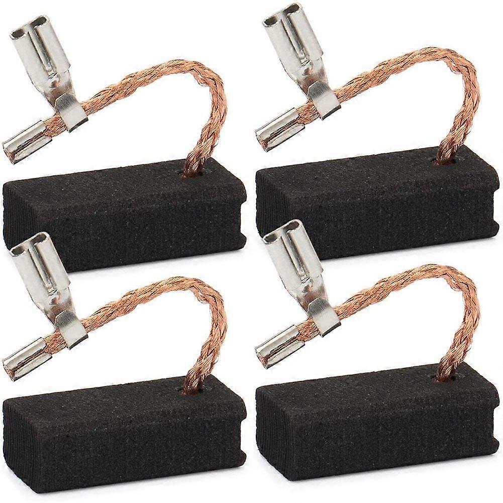 4PCS Carbon Brush Compatible for DWP611 450 Router, Replacement for DWP611PK, A27343 (6X9X19.5 mm)