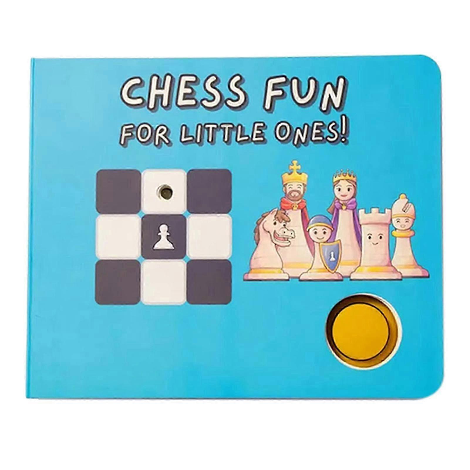 2025 Interactive Chess Book for Kids - Fun Strategy Games for Beginners Boys & Girls Learn to Play Chess