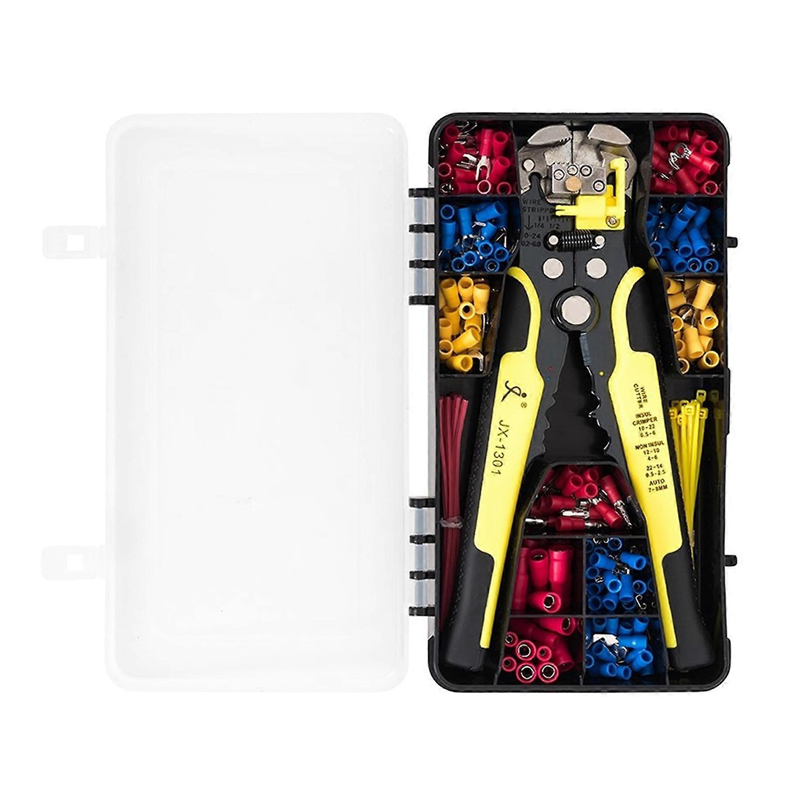 Multifunctional Wire Stripper Kit 230pcs Yellow 217x127x37mm