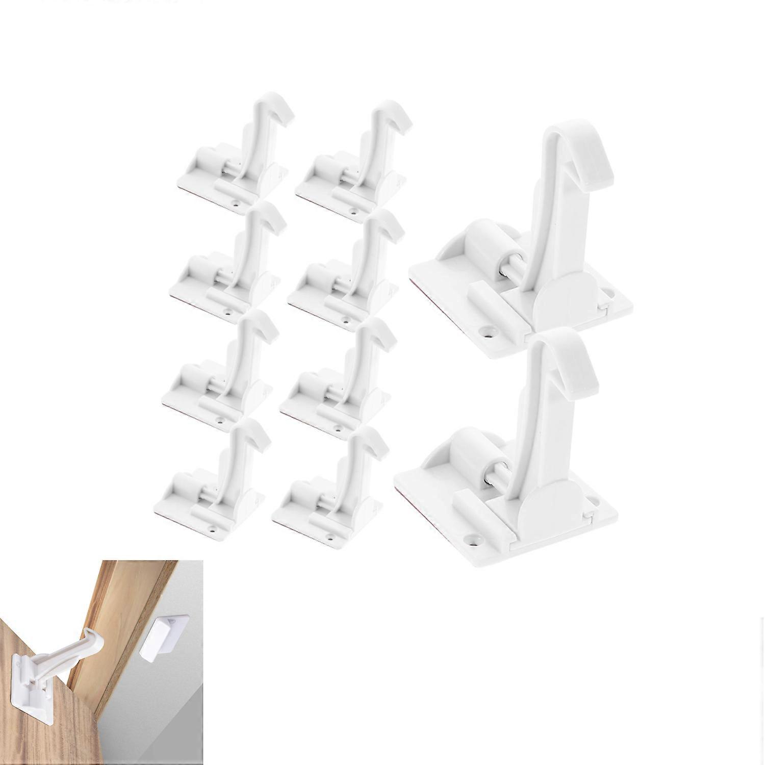 Upgraded Invisible Baby Proofing Cabinet Latch Locks (10 Pack)