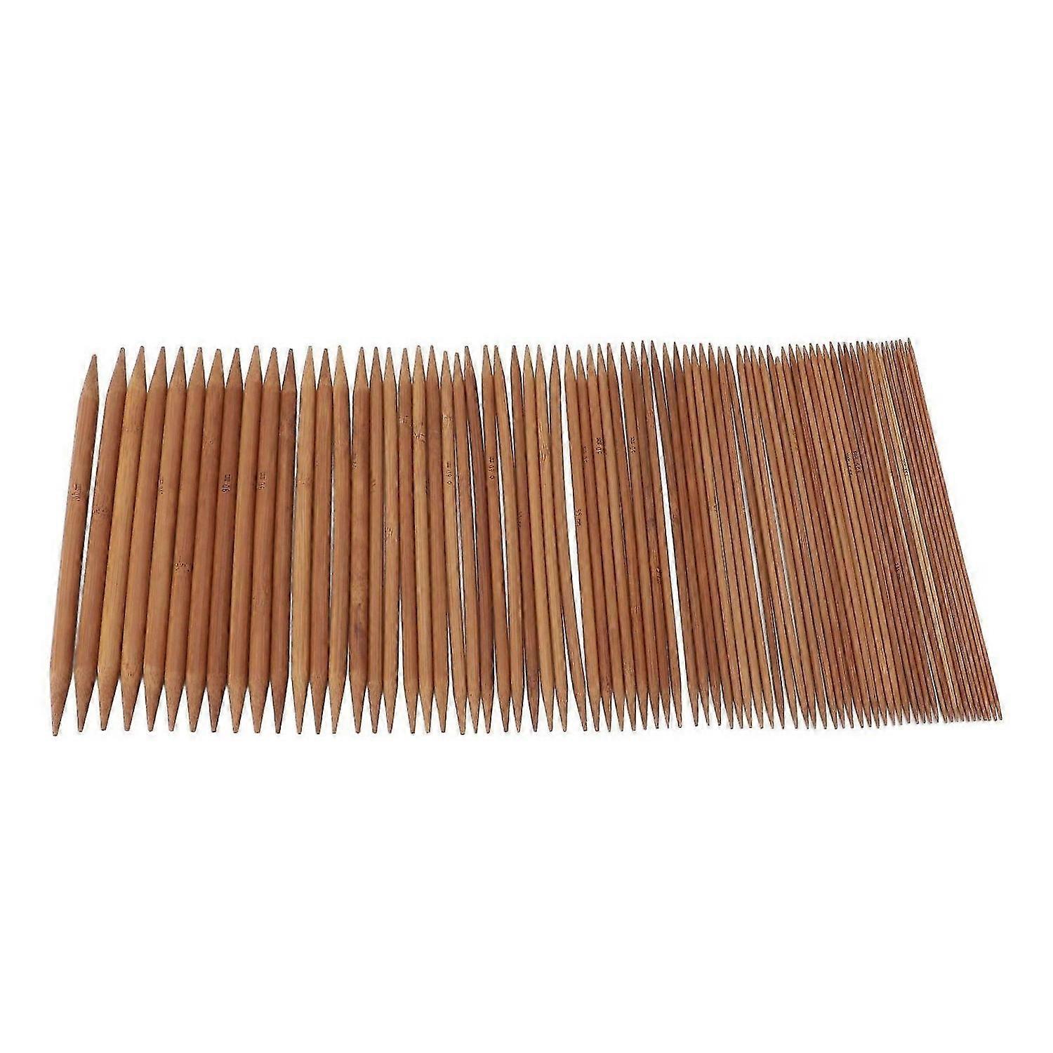 2025 Latest Model 75 Pieces Knitting Needles Set Carbonized Bamboo Sweater