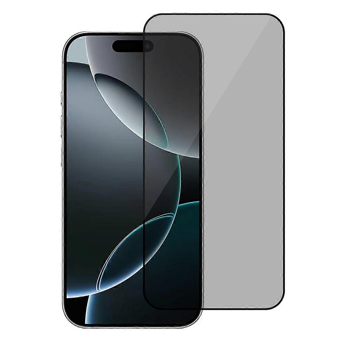 TOTU AB-059 For iPhone 16 Pro Max Privacy Screen Protector Silk Printing Tempered Glass Anti Dust Fi
