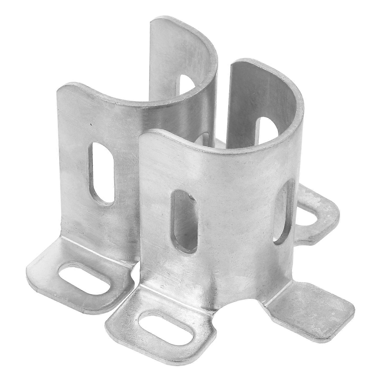 Iron Silver Roller Shutter Door Bracket Pair for Long-Term Stability