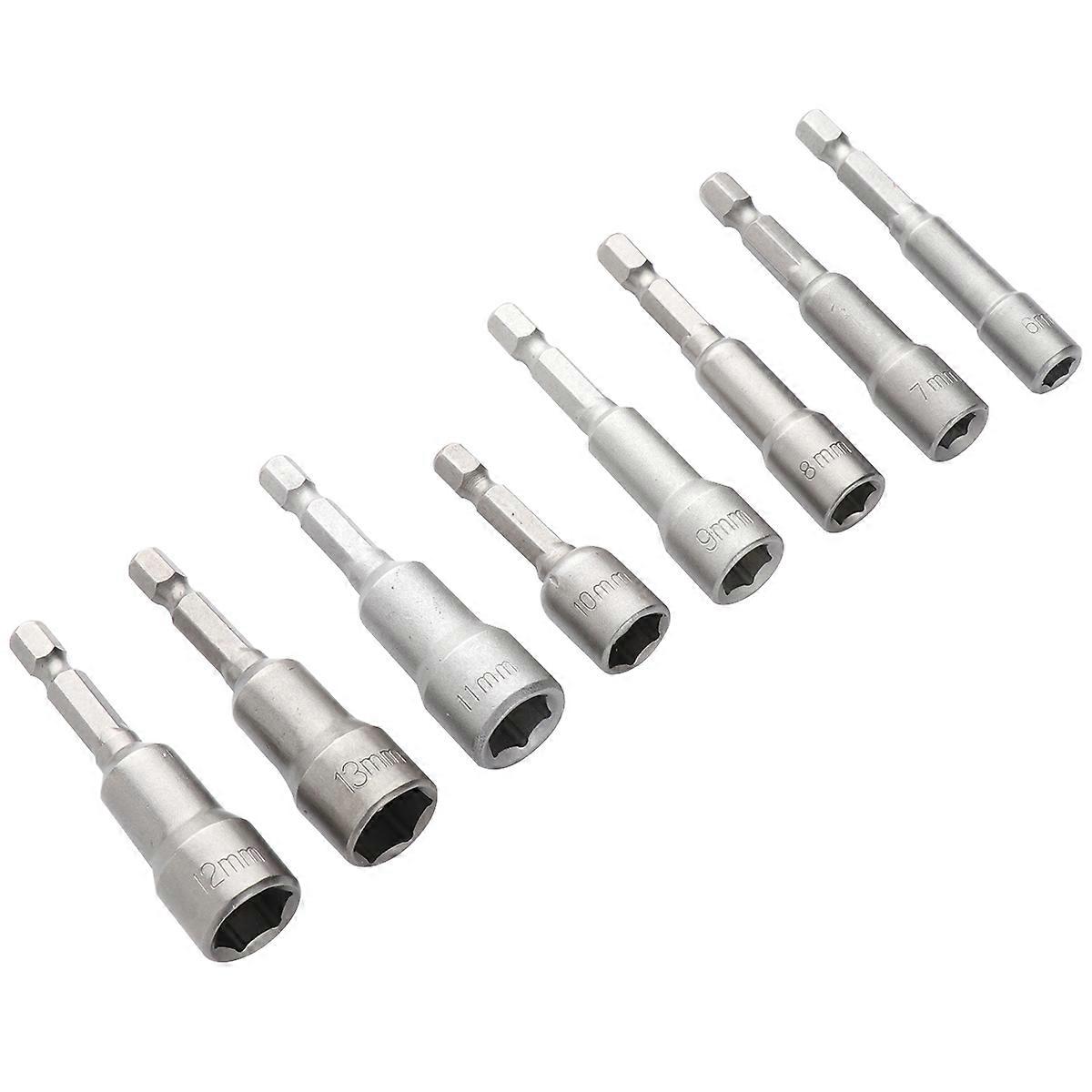 Magnetic Bit Holder Driver Socket with Bitholder for Drill Bit Use 8Pcs Set