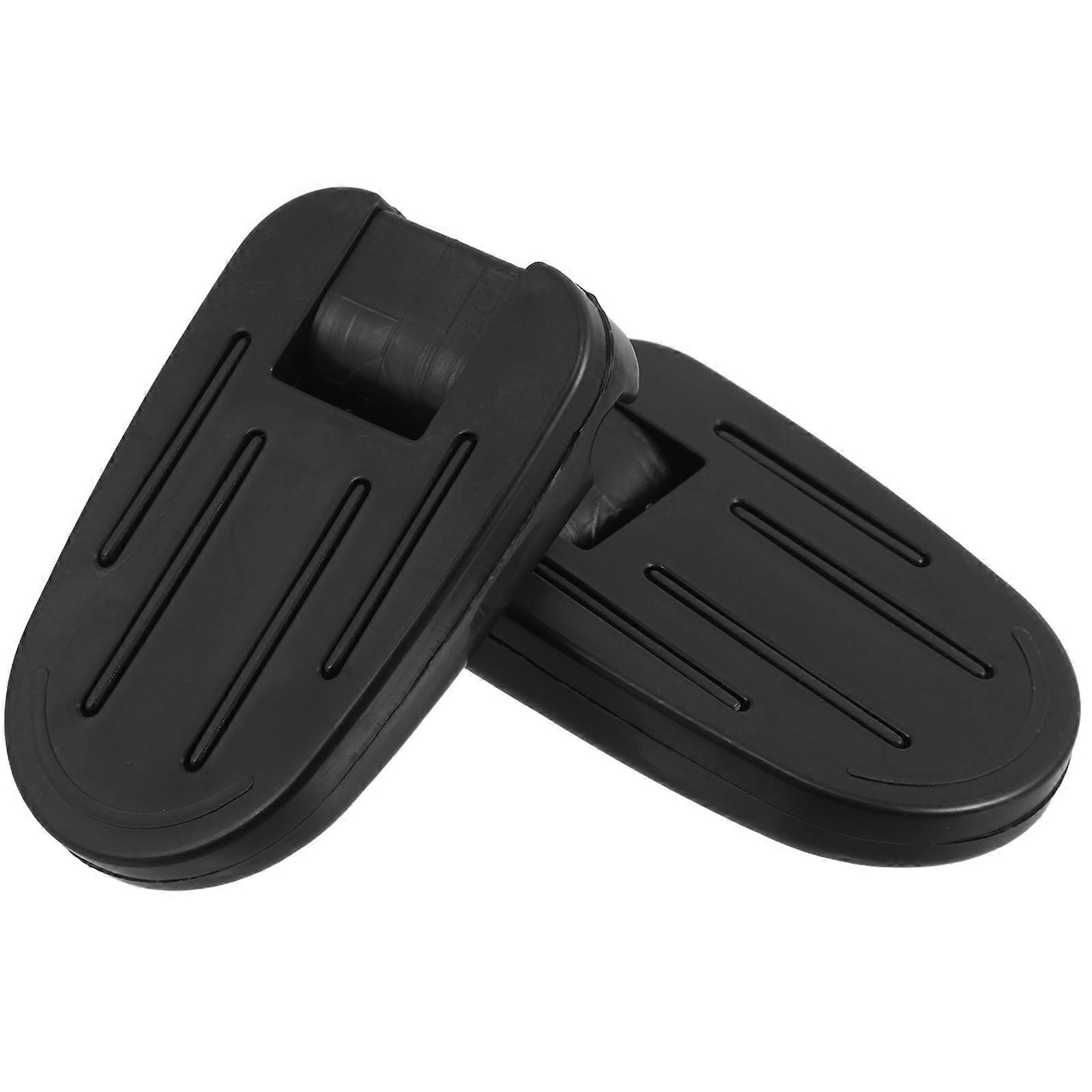 Tricycle Parts Bicycle Footrest for Foot Resting 2Pcs Black