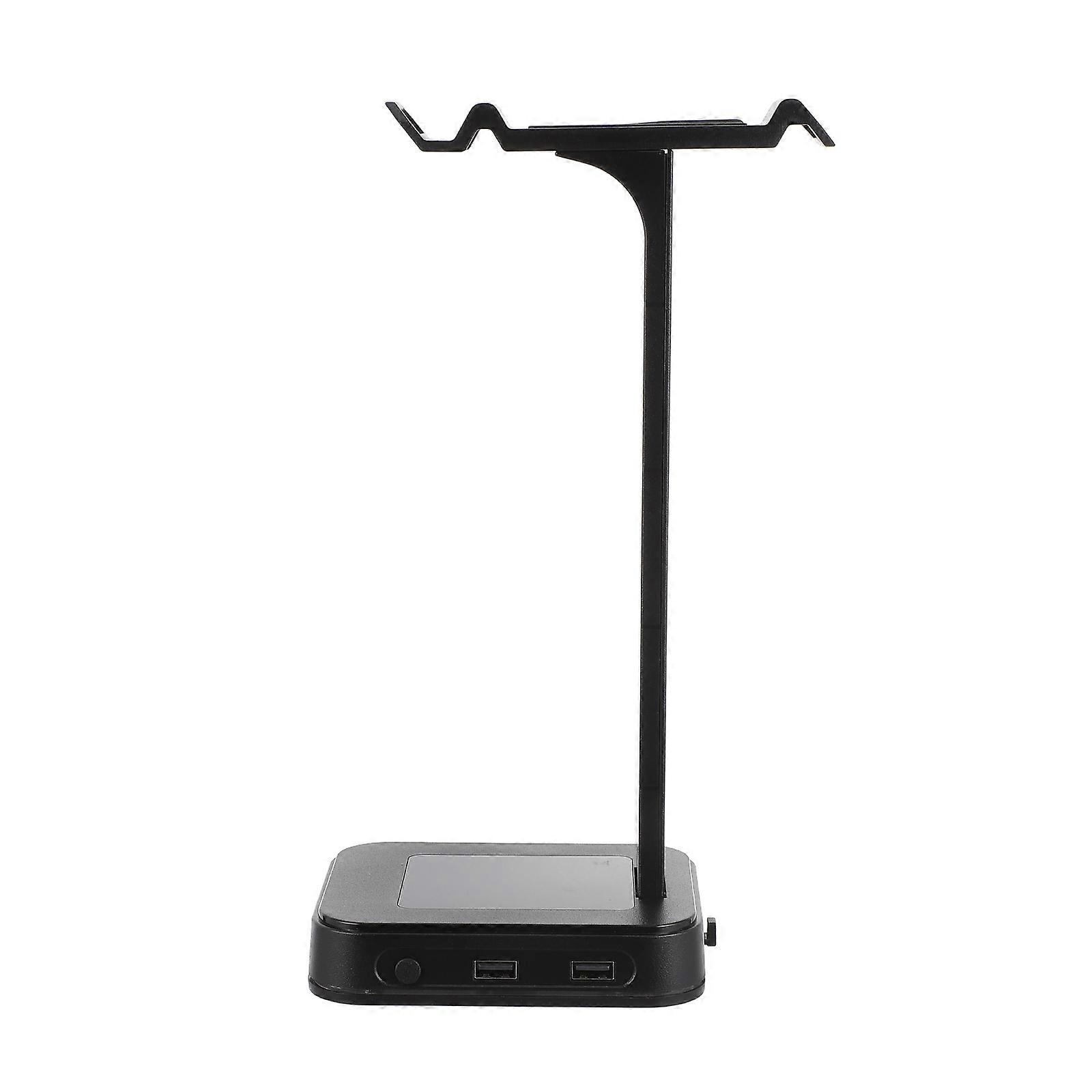 USB Headphone Storage Holder Headset Gaming Space Black Abd Material Used for Storage 1Pcs