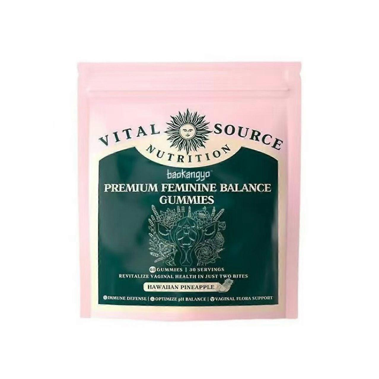 Feminine Balance Gummies 60 Count Nutrition Gels & Chew