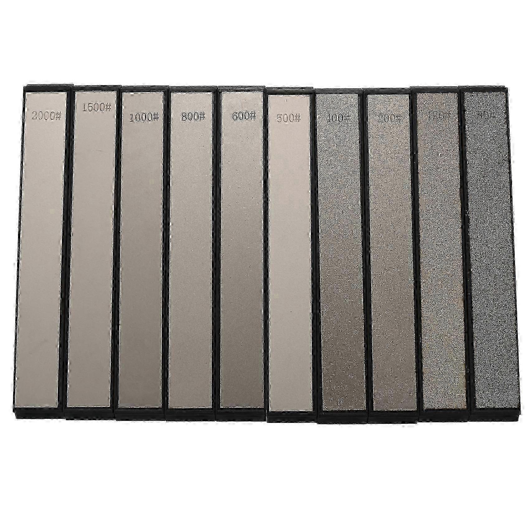 10pcs Diamond Whetstone Knife Sharpener Set for Edge Sharpening