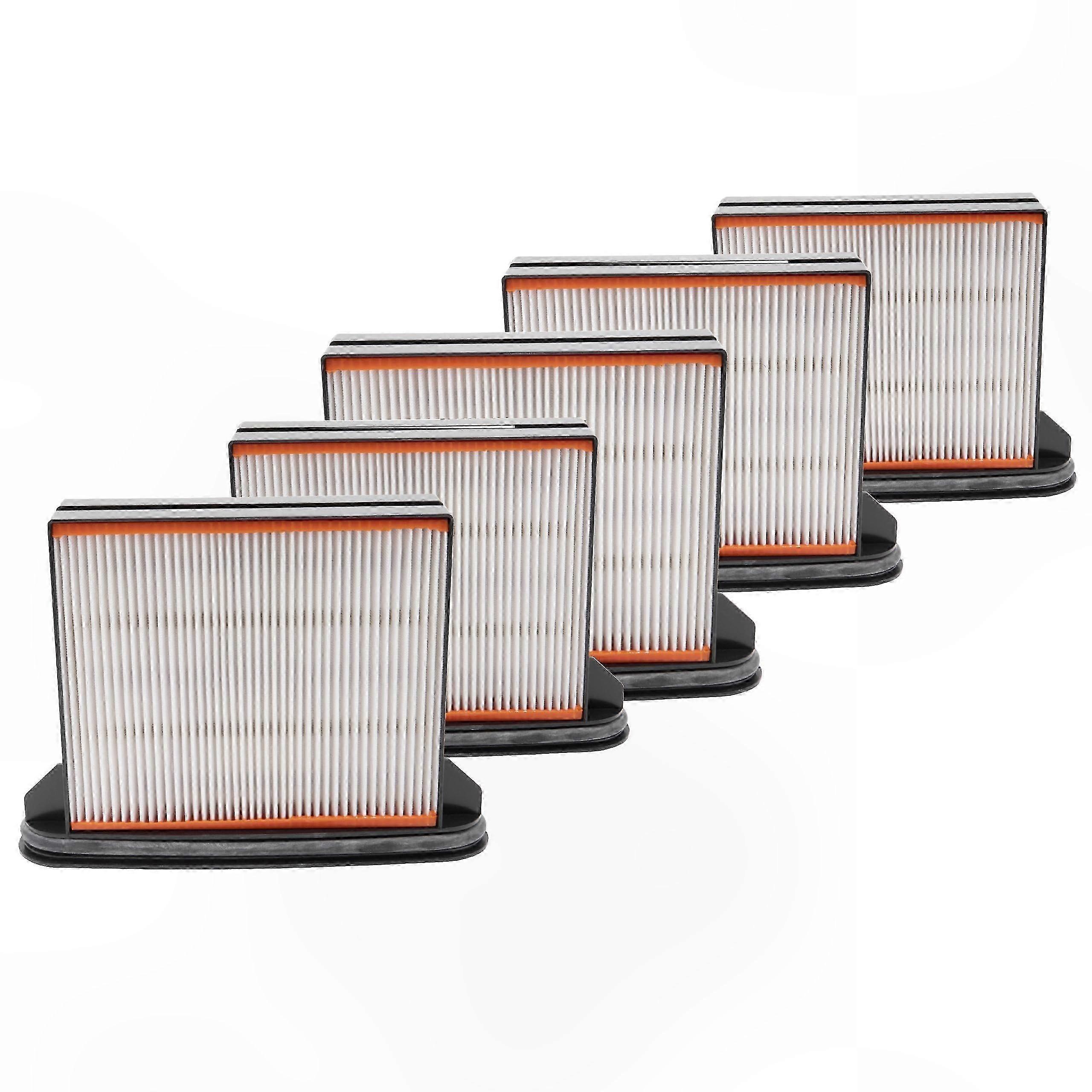 5-Pack HEPA Allergy Vacuum Cleaner Filters for ISC Batrix L 3618V, M 3618V-Compatible Models