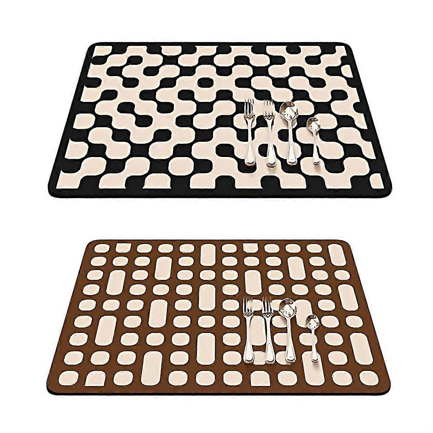 For Dishes Drying Pad Waterabsorbing Coffee Machine Pad Quickdrying