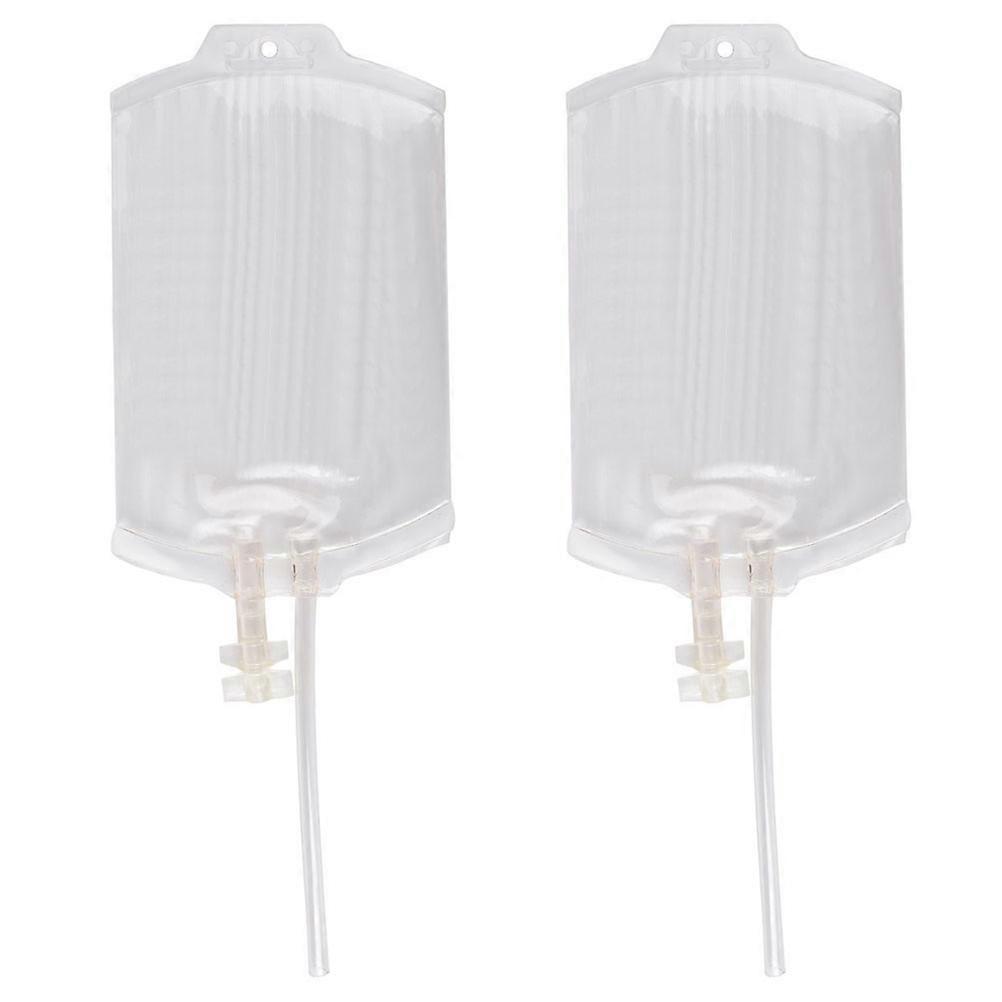 Transparent Drink Pouch for Halloween 2Pcs Vampire Props