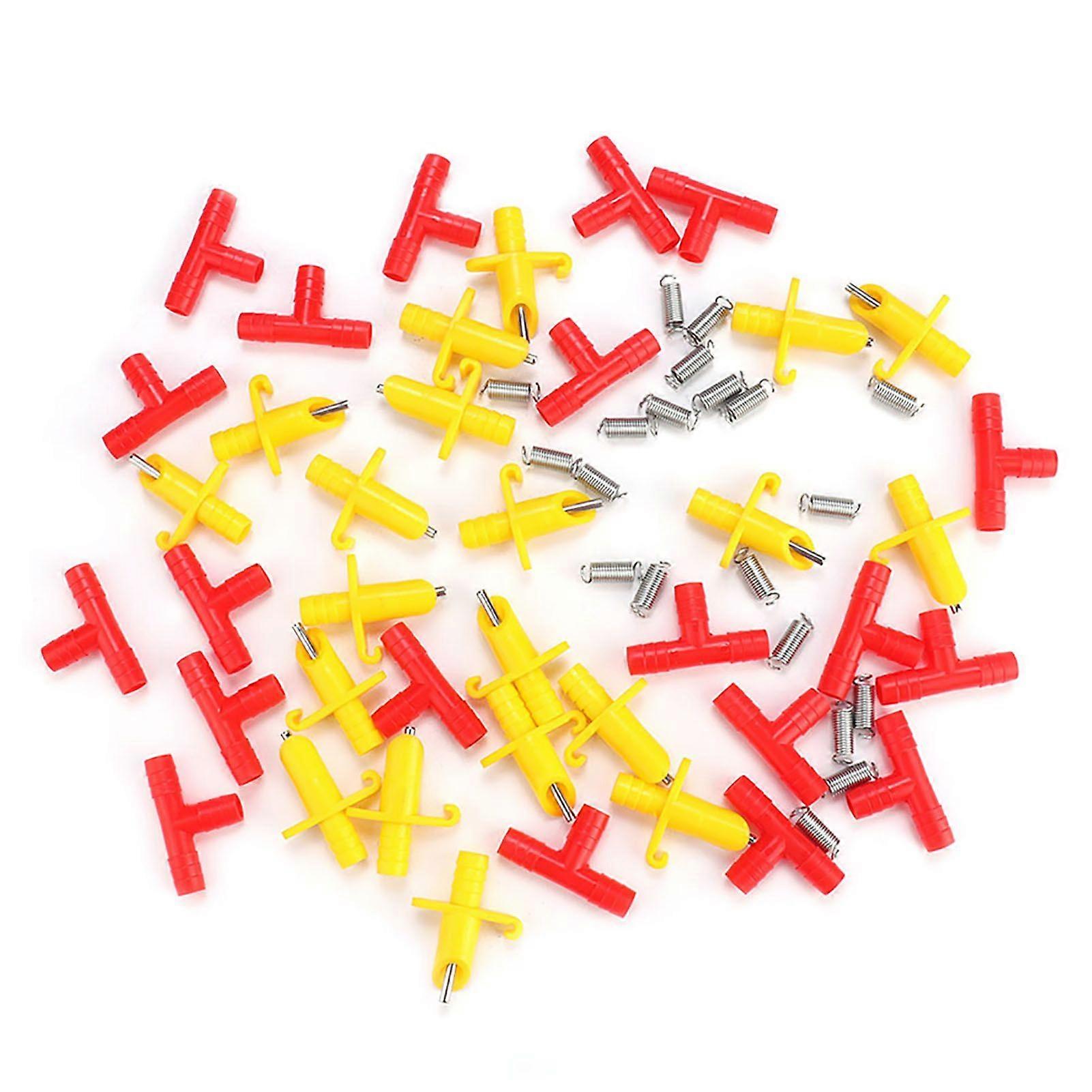 20Pcs Automatic Rabbit Drinker Nipple Waterer Drinking Water Tool Cage Accessories