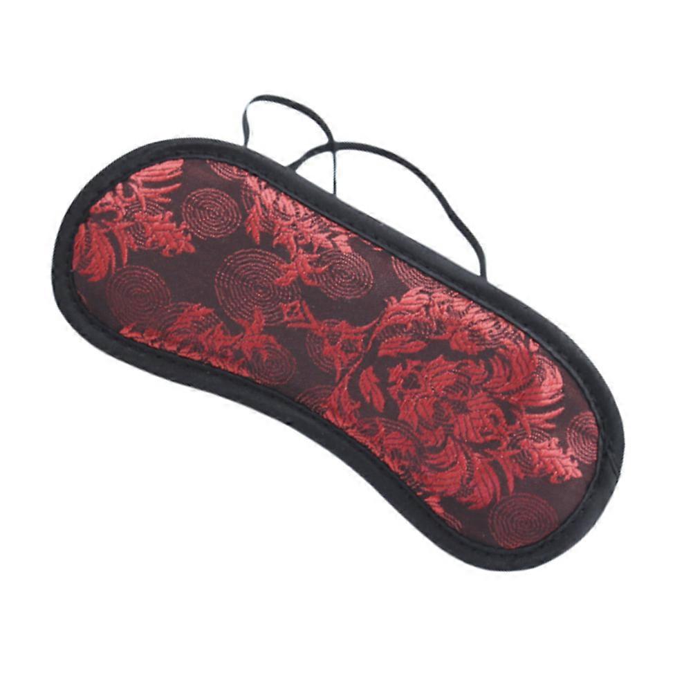 Adults Red Lace Floral Sleeping Eye Mask for Sleeping Use Elastic Band