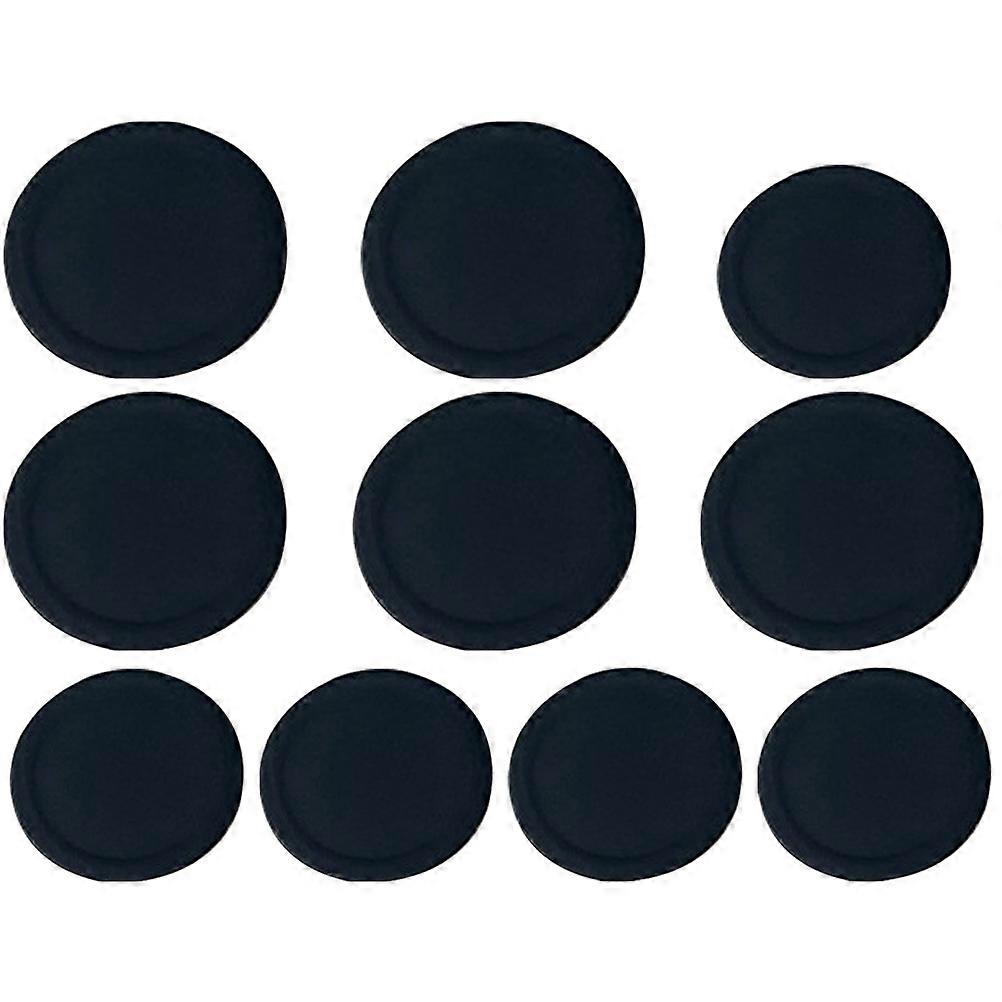 5Sets of Kazoo Flute Diaphragms Replacement with Storage Case