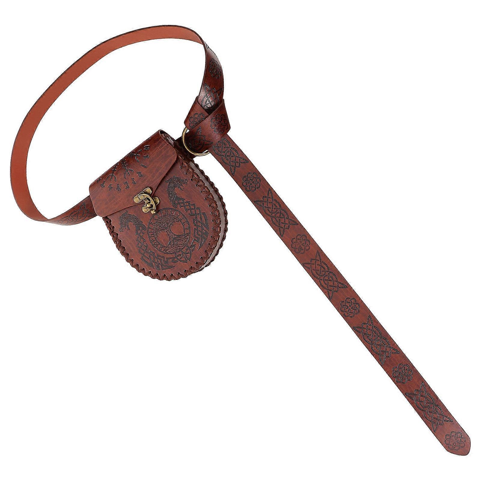 Medieval Viking Accessories Renaissance Belt for Connecting 3Sets of Costume Supplies