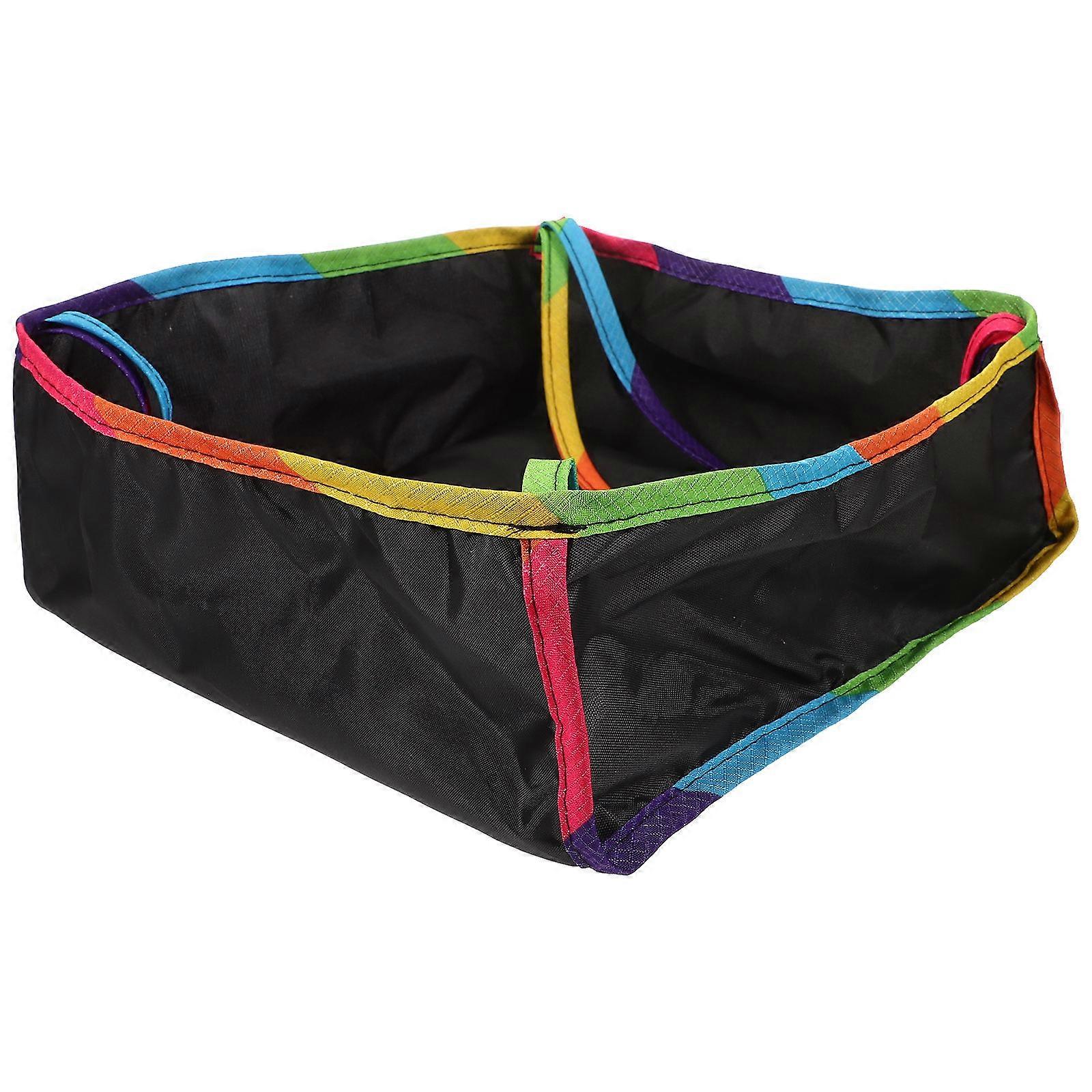 Baby Stroller Bottom Basket Organizer for Storage Use 3Pcs Black