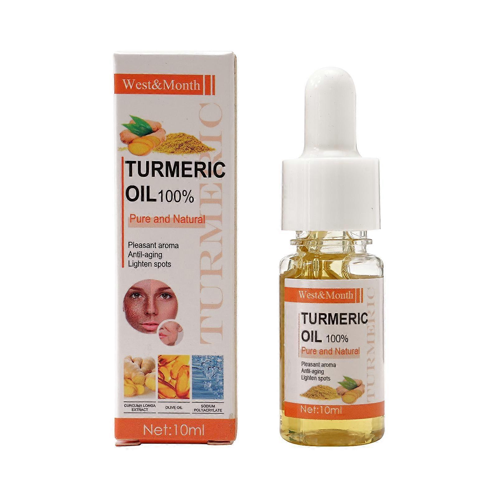Turmeric Lemon Oil 10ml For Glowing Skin Fade Acne Marks Dark Patches All Skin Types