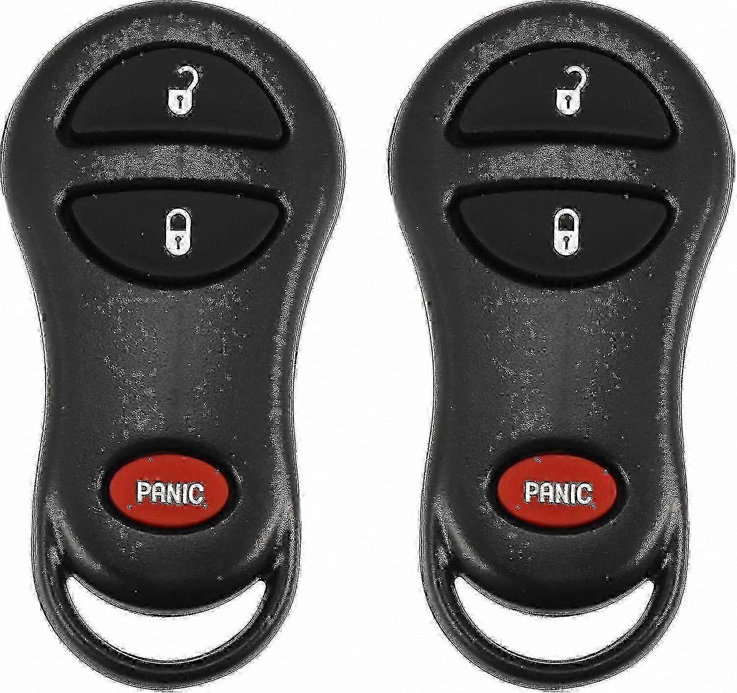 2PCS Keyless Entry Remote Fob for Jeep Grand Cherokee 1999-2004 Replacement Transmitter 315MHz GQ43VT9T-Compatible